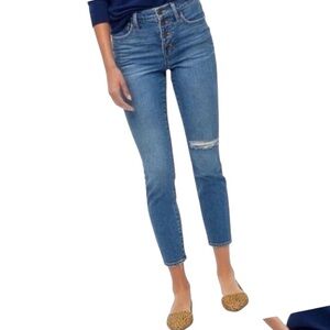 J. Crew Jeans 34 | button fly skinny jeans 34 | LOTS OF STRETCH